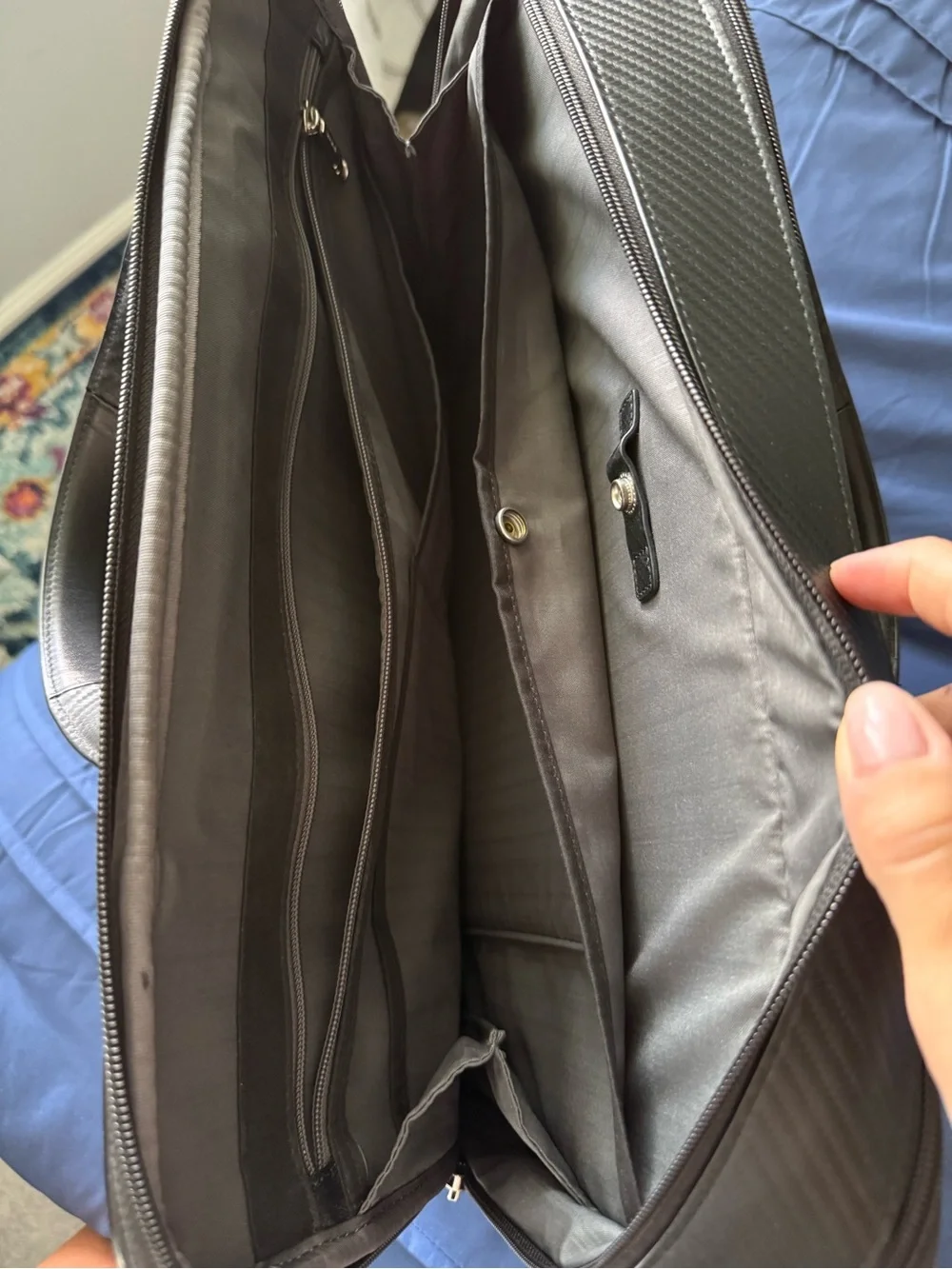 TUMI Black Business Briefcase/Laptop Bag – Excellent Condition